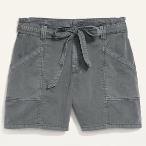 NEW OLD NAVY High-Waisted Workwear Shorts 100% Cotton 4.5” inseam 2X $35